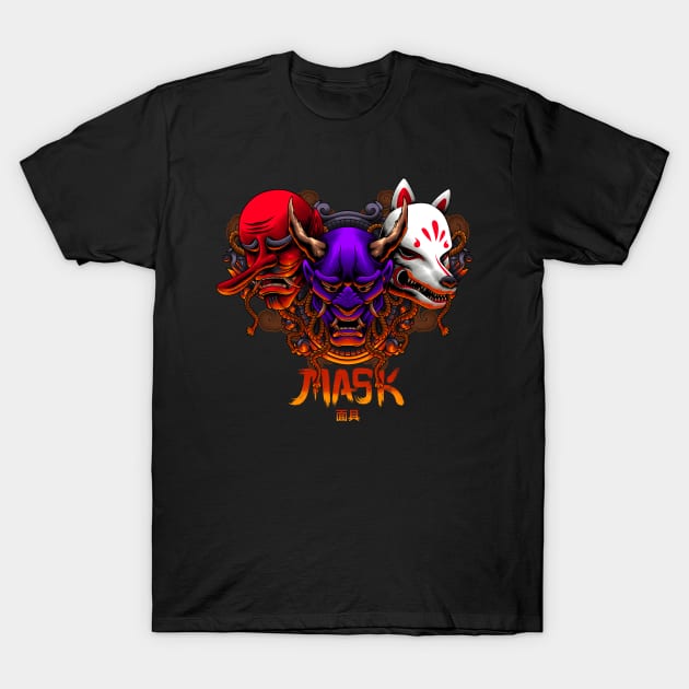 japan mask T-Shirt by Yohanes Yeesa